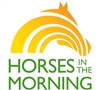 Horses In The Morning Sticker Show your support for the only live morning show with an equine theme. A daily look at the horse world and the people behind it.