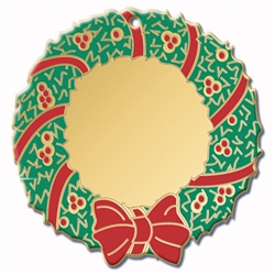 Engraved Wreath Ornament