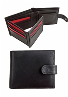 Leather Wallet Black Brown