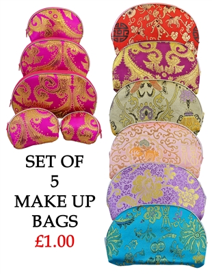 5pc Make Up Bag