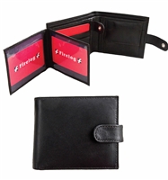 Leather Wallet Black Brown