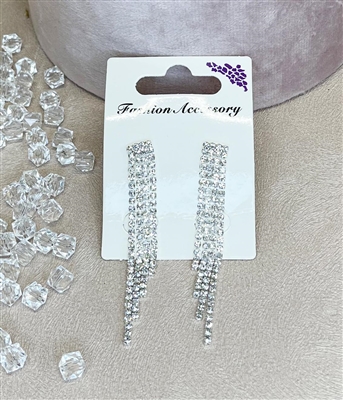 Diamante Dropper Earrings