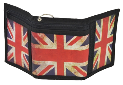 red white & blue union jack design