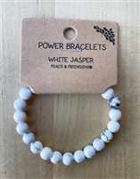 white jasper bracelet