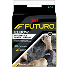3M FUTURO Performance Comfort Elbow Support, Adjustable, 2/pk, 6 pk/cs. MFID: 01038ENR