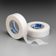 3M MICROPORE Paper Surgical Tape, Single Use, 2" x 1&#189; yds, 50 rl/box, 5 box/case. MFID: 1530S-2