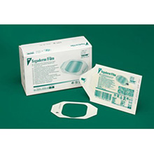 3M TEGADERM Easy Application Frame Style Transparent Film Dressing with Label, 2 3/8" x 2&#190;". MFID: 1624W
