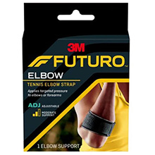 3M FUTURO SPORT Tennis Elbow Support, Adjustable, One Size, 3/pk 8 pk/cs. MFID: 45975ENR