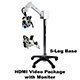Colpo-Master I Suspension-Arm LED Colposcope, HDMI Video Package with HD Camera, & HD 1080p Monitor, 5 Leg Base. MFID: CS-105T-HDM