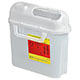 BD Patient/Exam Room Sharps Collector, 5.4 Qt, Pearl, Side Entry, 10.75"x10.75"x4" CB Door. MFID: 305425