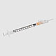 1mL BD SafetyGlide Syringe, 25 G x 5/8" Det Ndl, Subcutaneous, Reg Bevel, 50/box, 8 box/case. MFID: 305903