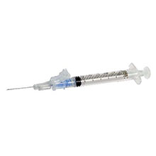 3mL BD SafetyGlide Syringe, 25 G x 1" Regular Bevel Needle, 50/box, 400/case. MFID: 305924