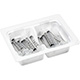 BD Syringe, 1mL, Luer Slip Tip, Sterile Tray Pak, Latex Free (LF), 25 tray/box, 12 box/case. MFID: 309701