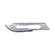 Aspen Bard-Parker Safetylock Blades- Sterile Rib-Back Carbon Steel Blades, Size 20, 50/box, 3 box/case. MFID: 371154