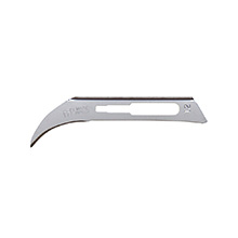 Aspen Bard-Parker Rib-Back Carbon Steel Blade, Non-Sterile, Size 12, 6/strip, 25 strips/case. MFID: 371312