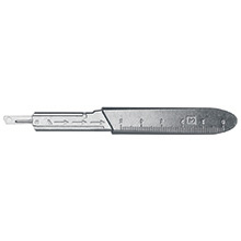 Aspen Bard-Parker Protected Blade System, Size 3, Metal Handle, 5/case. MFID: 374030