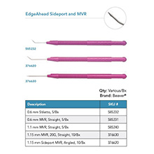 Beaver EdgeAhead Sideport MVR Knife, 23G (.75 mm width), Straight. MFID: 585231