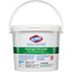 CLOROX Healthcare Hydrogen Peroxide Cleaner Disinfectant Wipes Bucket, 12"x11". MFID: 30826