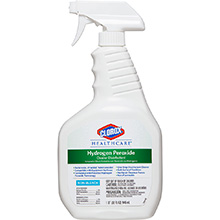 CLOROX Healthcare Hydrogen Peroxide Cleaner Disinfectant, Trigger Spray, 32 oz. MFID: 30828