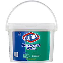 CLOROX Disinfecting Wipes Bucket (700 ct), Fresh Scent. MFID: 31428