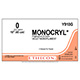 ETHICON Suture, MONOCRYL, SUTUPAK Pre-Cut Sutures, 6-18", Size 0. MFID: Y910G