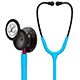 3M Littmann Classic III Stethoscope, Smoke Chestpiece, Turquoise Tube, Pink Stem & Smoke Headset. MFID: 5872