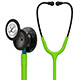3M Littmann Classic III Stethoscope, Smoke Chestpiece, Lime Green Tube, Blue Stem & Smoke Headset. MFID: 5875