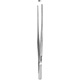 MeisterHand POTTS-SMITH Tissue Forceps 1 X 2 teeth, 7-1/4" (184mm), serrated tips. MFID: MH6-160