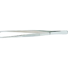 MeisterHand Tissue Forceps 6" (154mm), standard, 1 X 2 teeth, serrated handles. MFID: MH6-46