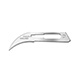 Swann Morton Stainless Steel Blade, Sterile, Size 12D, 100/bx. MFID: 01SM12D