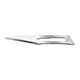 Cincinnati Stainless Steel Blade, Non-Sterile, Size 11P, Bulk, 500/bx. MFID: 0411P