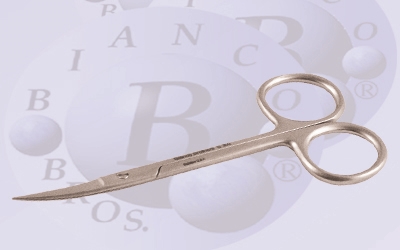 BB-B-302 Iris Scissor 4 " 10.2 cm Curved