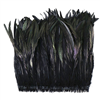 Coque Fringe - Black Iridescent 4"-6 on white background