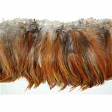 Coque Fringe- Natural Hackle