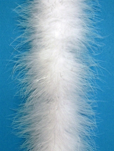 White Marabou Boa