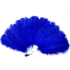 Ostrich feather Fan 40" x 30"