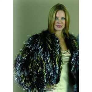 Marabou Jacket Long Sleeves w/ Lurex