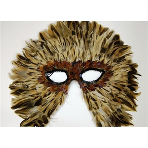 feather mask