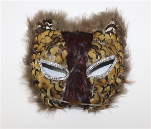 feather mask