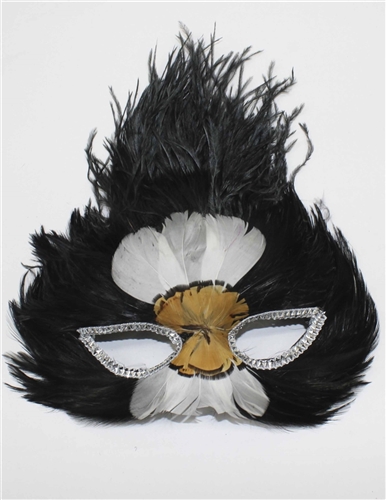 feather mask