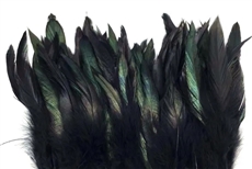 Schlappens Fringe Black Iridescent