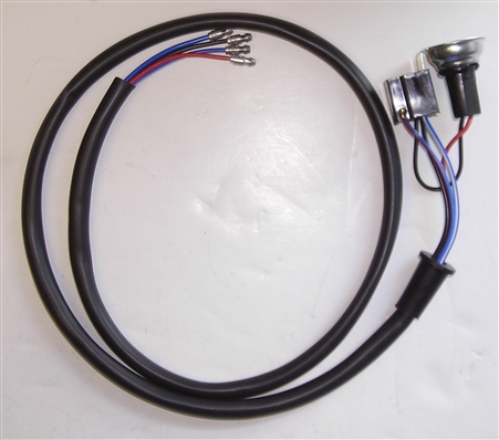 Headlamp Pigtail w/ Underslung Sidelamp Socket (142)