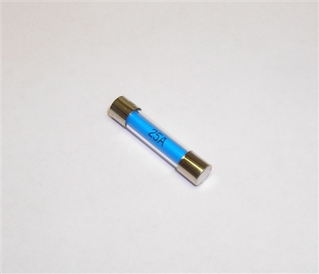 25 Amp Glass Fuse