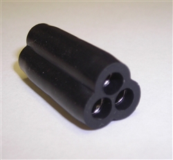 Triple 3-way Bullet Snap Connector Sleeve (Isolated)