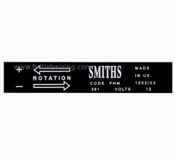 Smith's Rotation Sticker