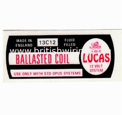 Lucas Ballasted Coil Sticker
