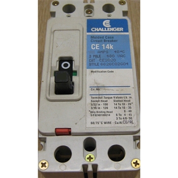 Challenger CE2035L Circuit Breaker Refurbished