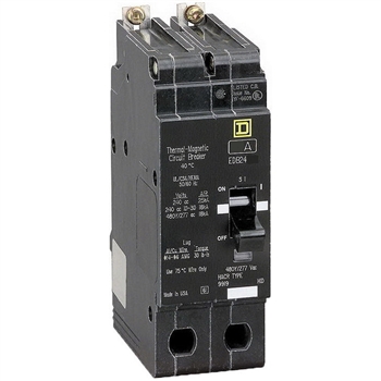 Square-D SQD EDB24025 Circuit Breaker New