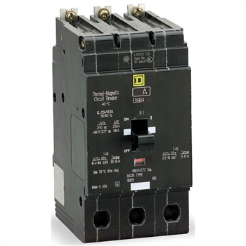 Square-D SQD EDB34125 Circuit Breaker Refurbished