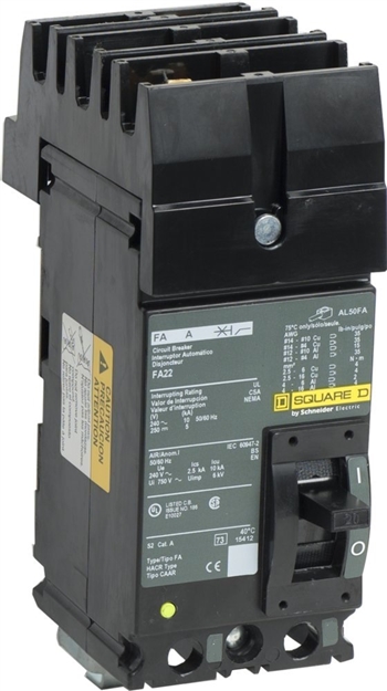 Square-D SQD FA22025AB Circuit Breaker Refurbished